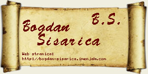 Bogdan Šišarica vizit kartica